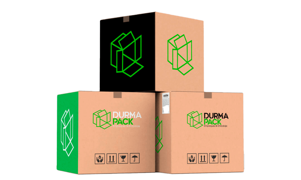 cajas de carton con logotipo Durmapack 1